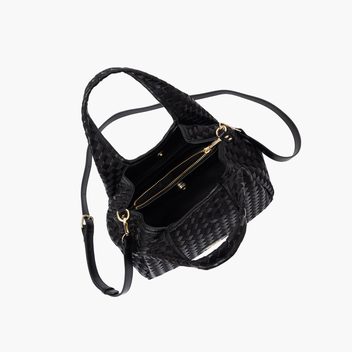 Sac Shopper M  Talaya noir,doré, LOLLIPOPS