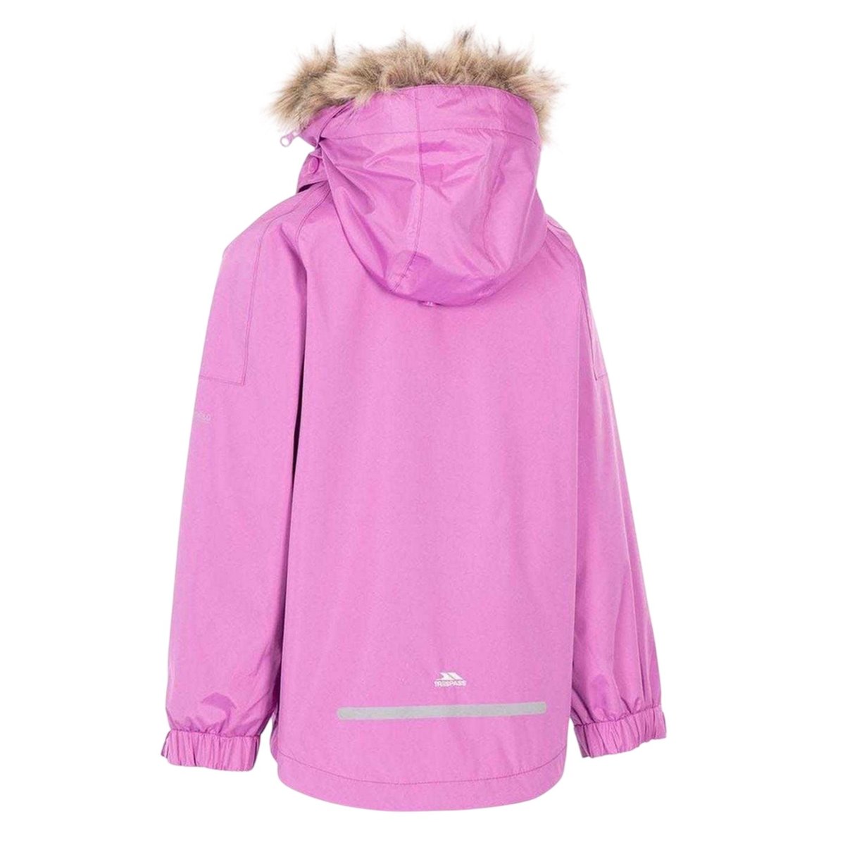 Veste 3-en-1 à capuche amovible et doublure polaire motif/style uni rose, TRESPASS