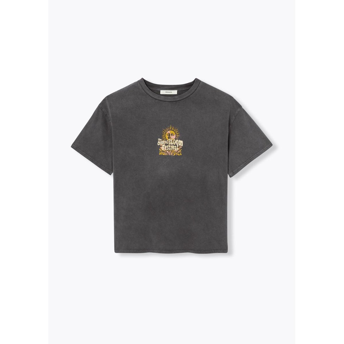 T-shirt message cosmic bloom gris, PROMOD