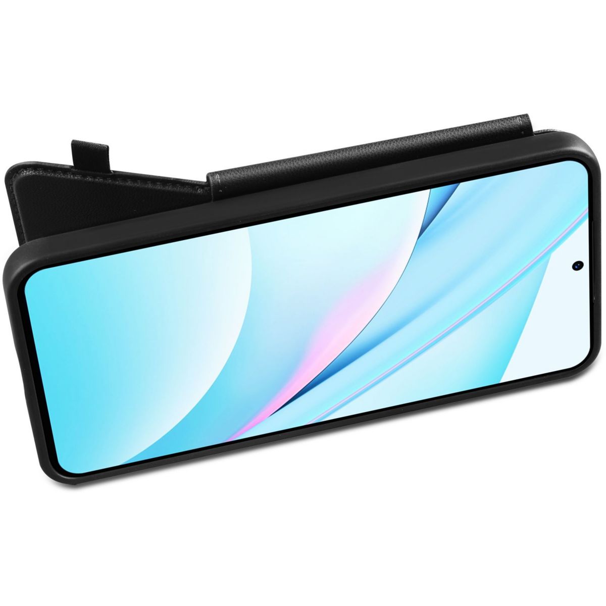 Etui Samsung S25 noir couleur unique, ADEQWAT