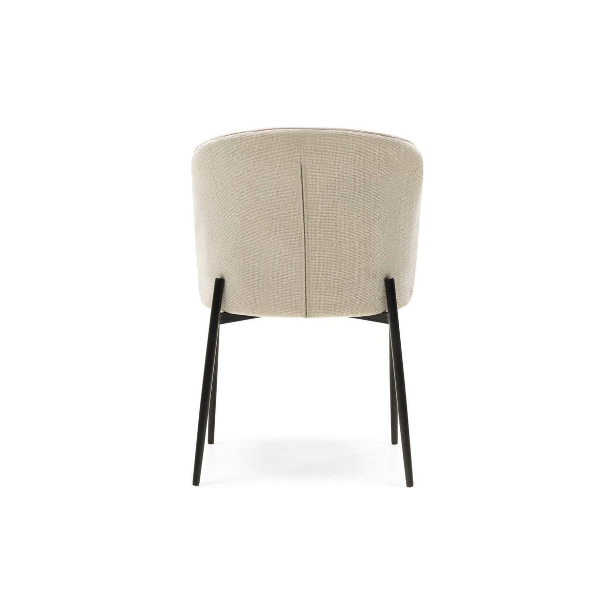 Chaise de salle à manger collection GUSTO beige clair et noir, RECOLLECTION