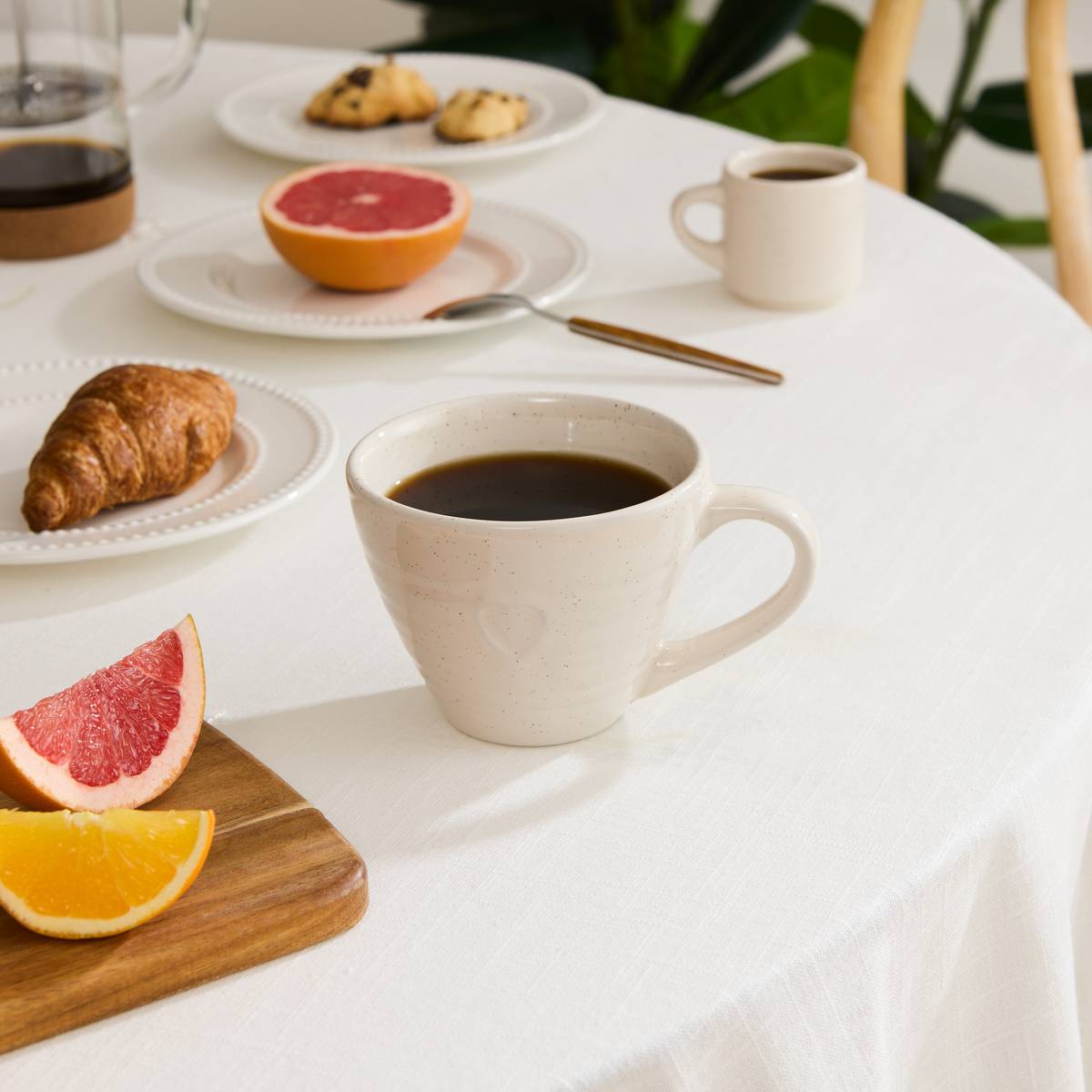 Mug 38cl ADELE blanc chaud, ATMOSPHERA