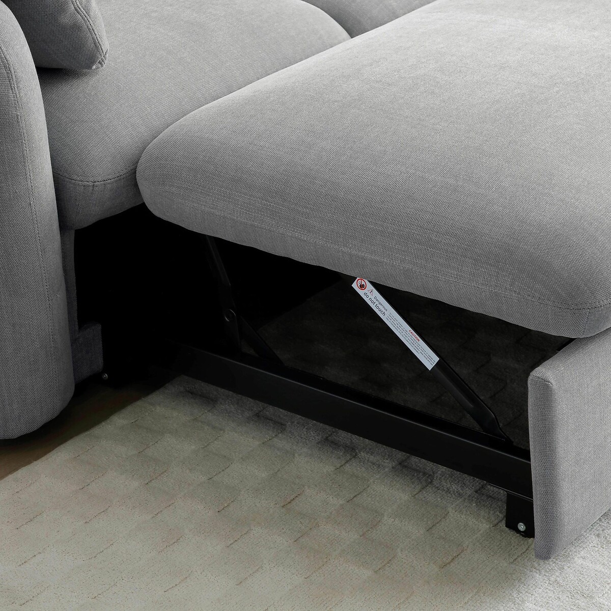 Monroe Curved Chaise Sofabed grey, ÉDITÉ