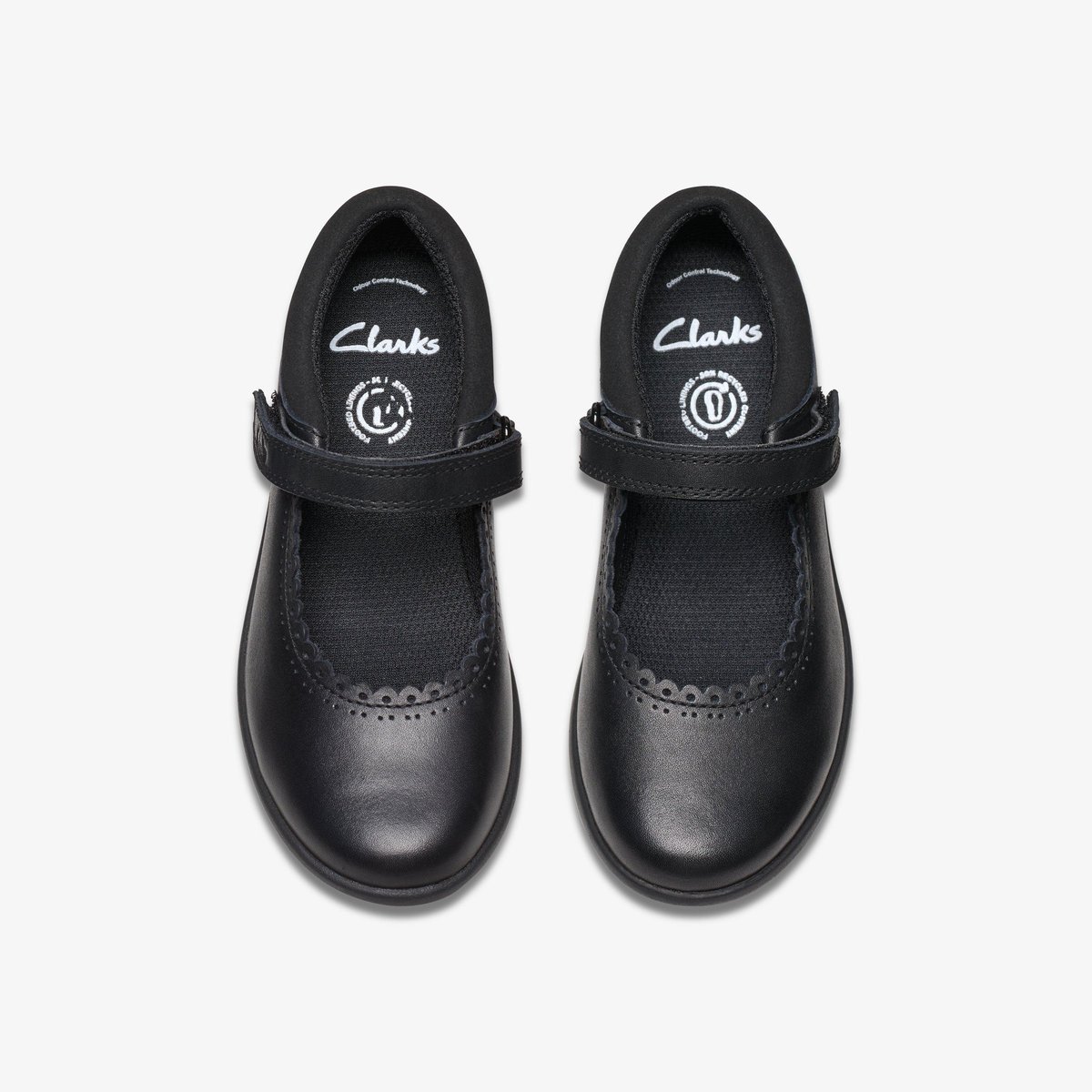 Ballerines Cuir ETCH PURE K noir, CLARKS