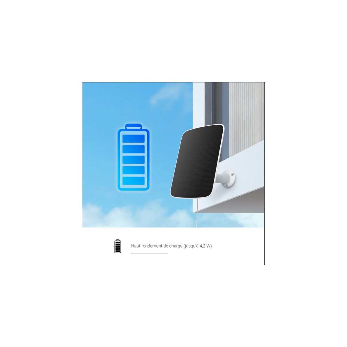 Caméra de surveillance Pack Wifi Caméra EB3 2K Type C + pan S. couleur unique, EZVIZ