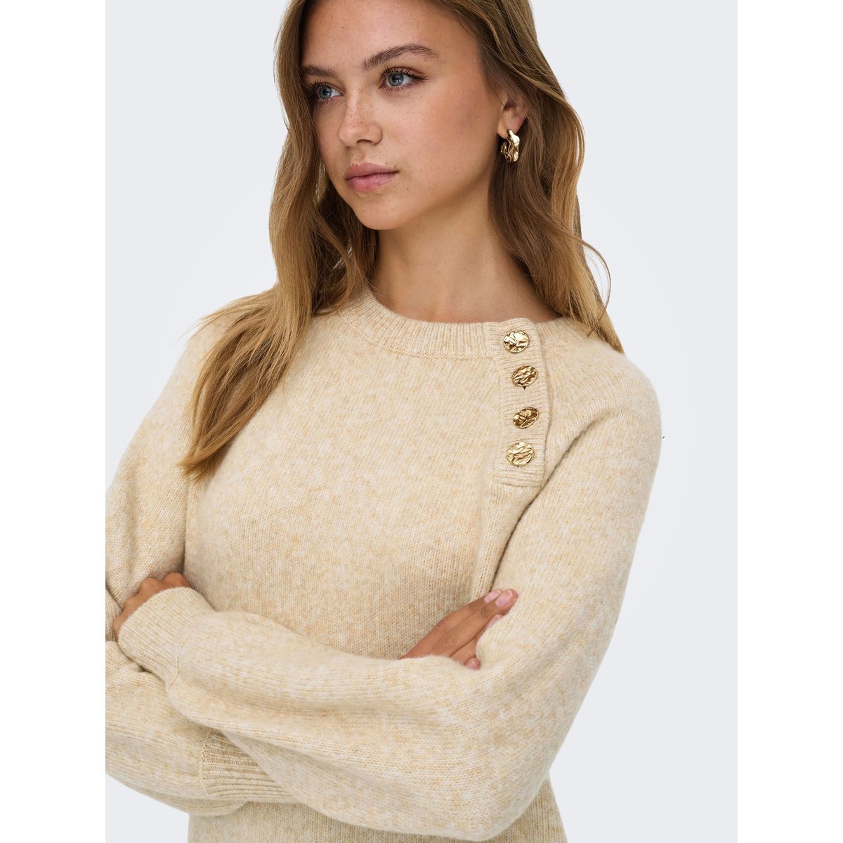 Robe En Maille pumice stone, ONLY