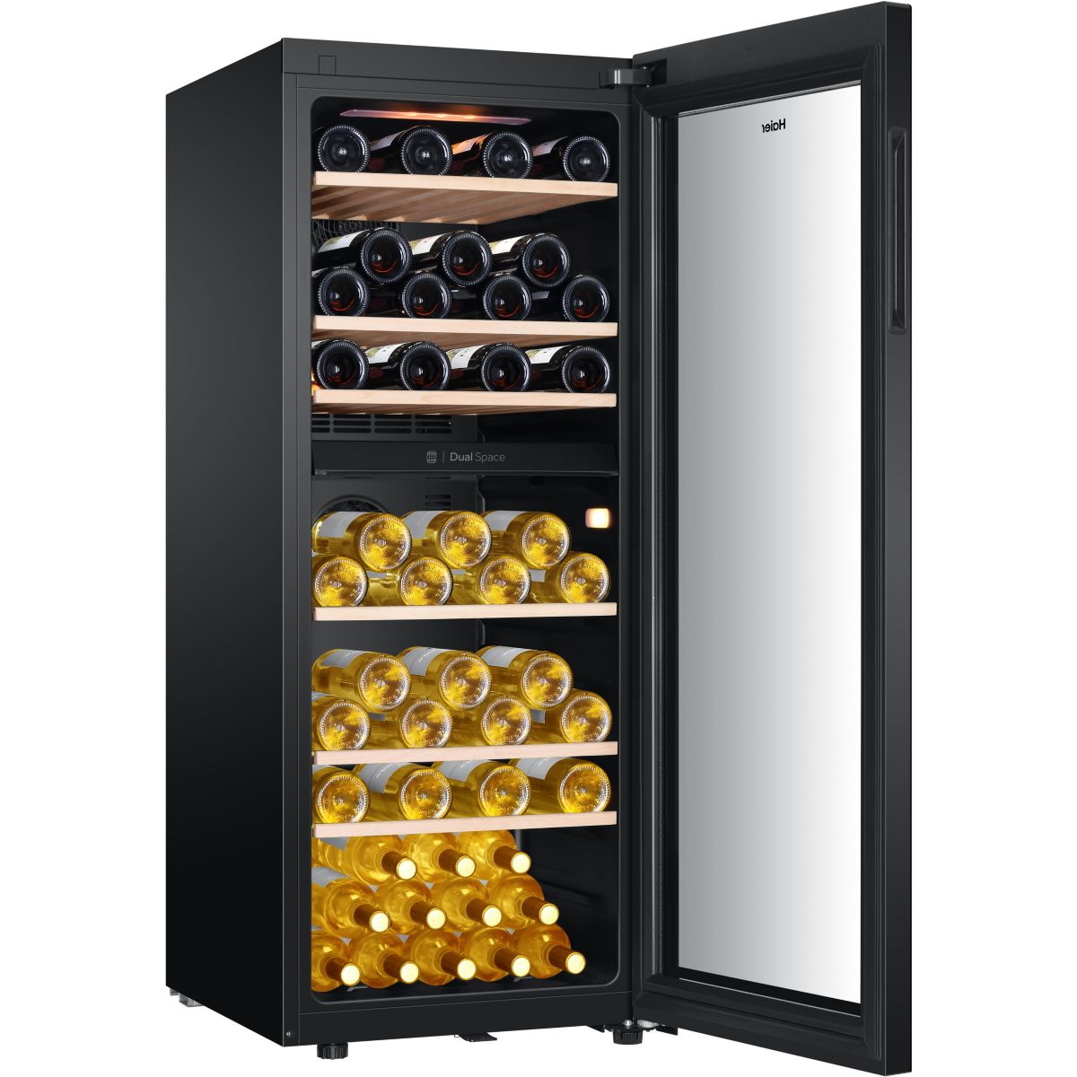 Cave à vin vieillissement WINE BANK 50 SERIES 7 - HWS77GDAU1 noir, HAIER