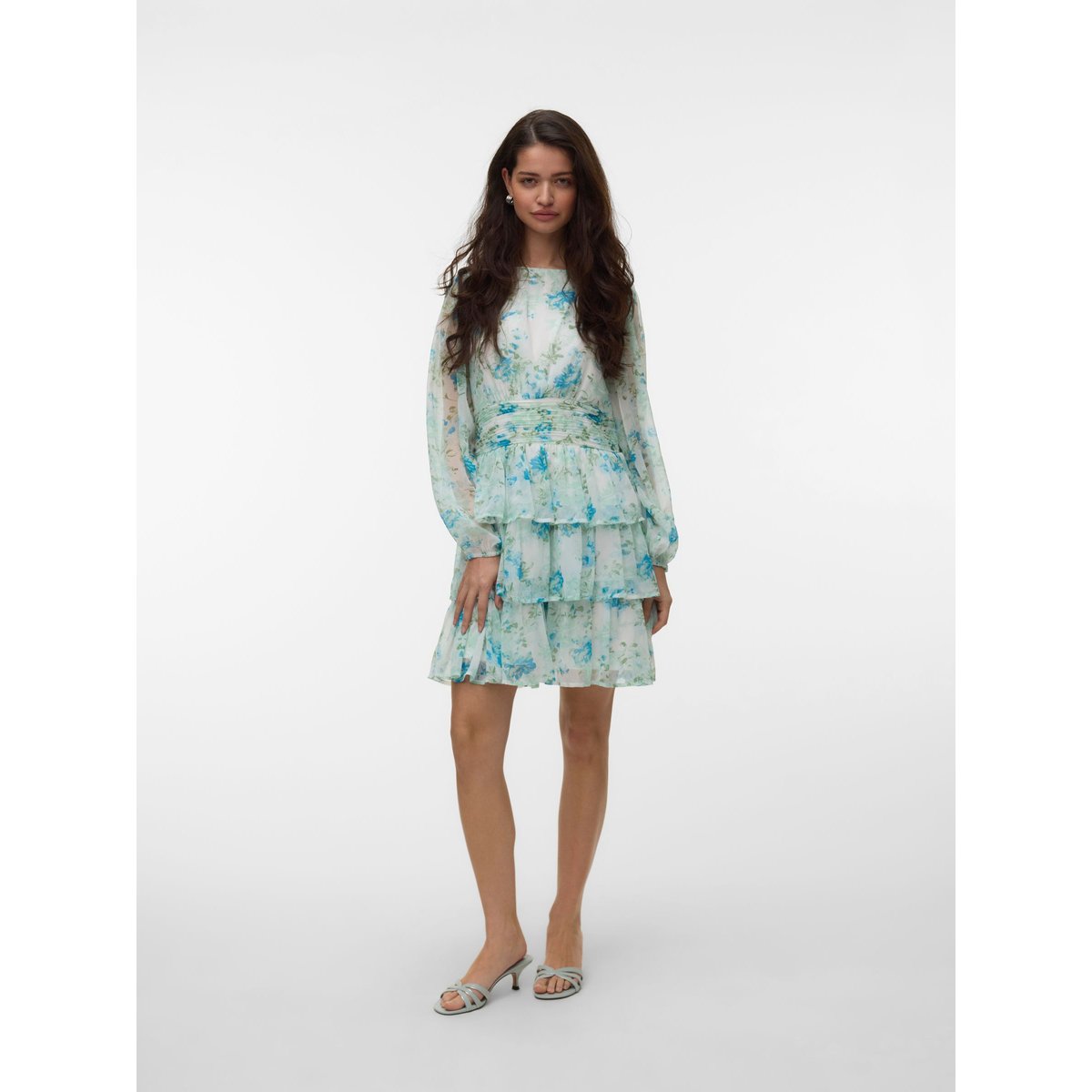 Robe À Volants snow white 1, VERO MODA
