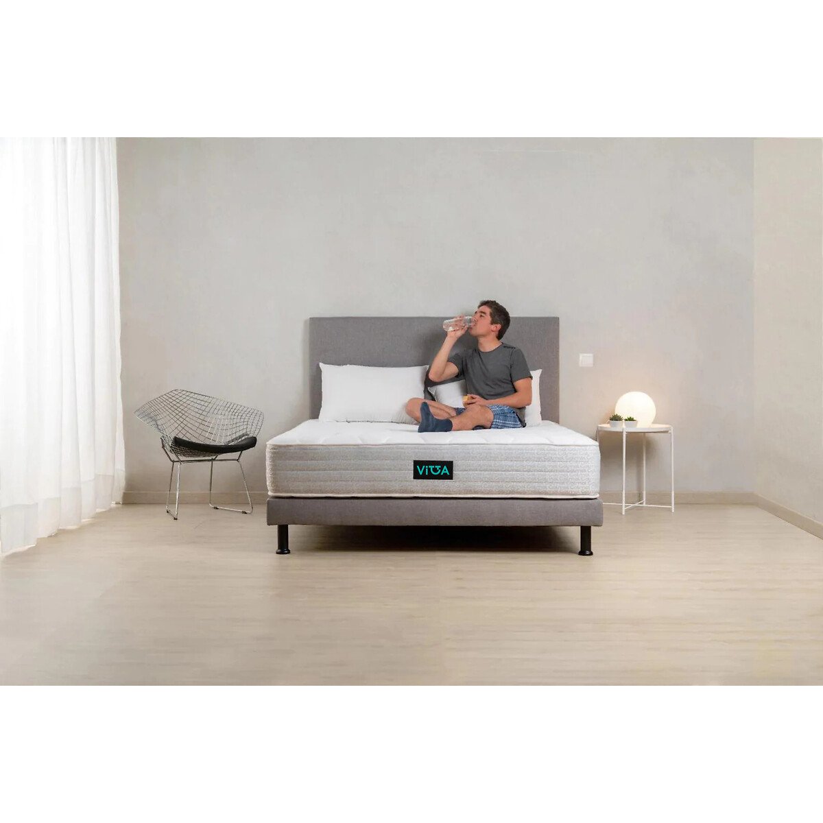 Colchão de molas ensacadas SSI Vitta, Colmol branco, COLMOL