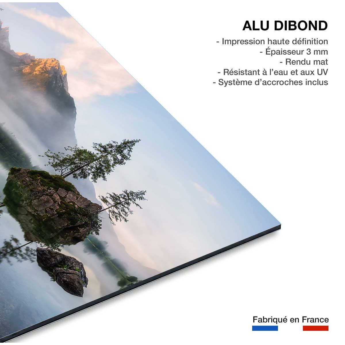 Tableau nature's awakening tableau alu dibond, HEXOA