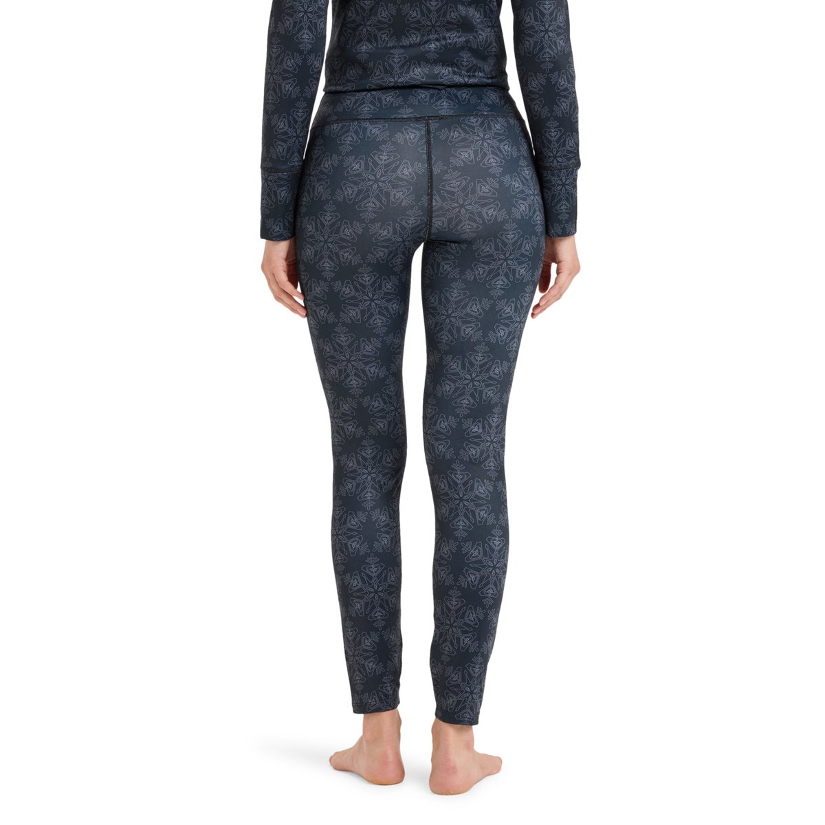 Legging technique DAYBREAK BRUSHED. noir true black snowflakes, ROXY