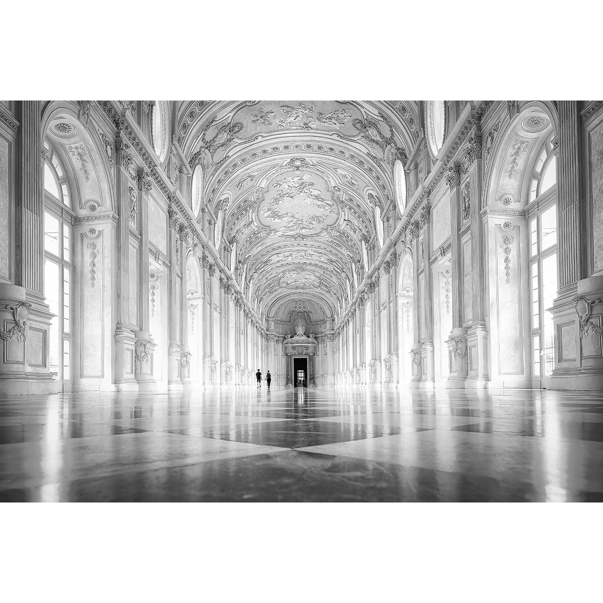 Tableau d'art galerie des glaces tableau alu dibond, HEXOA
