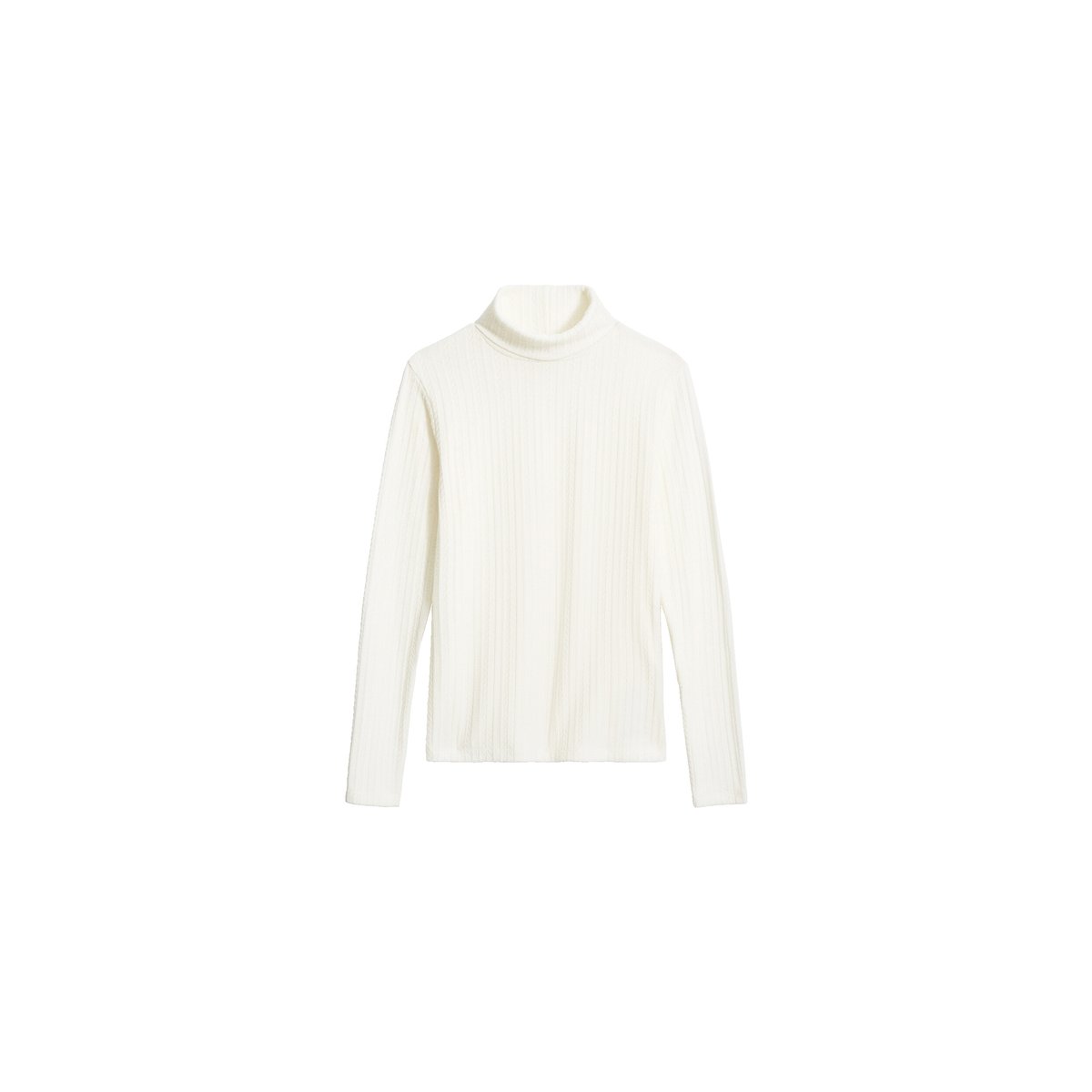 T-shirt droit en viscose TJENA ivoire, CAROLL