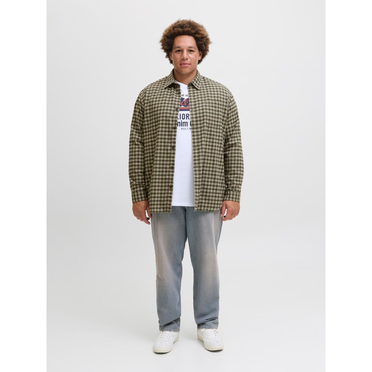 Chemise dusty olive, JACK & JONES