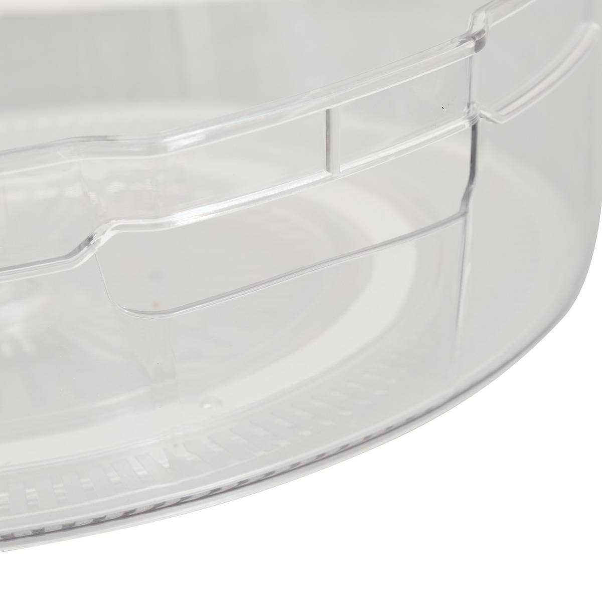 Organiseur rotatif avec anses SMART FRIDGE transparent, 5FIVE SIMPLY SMART