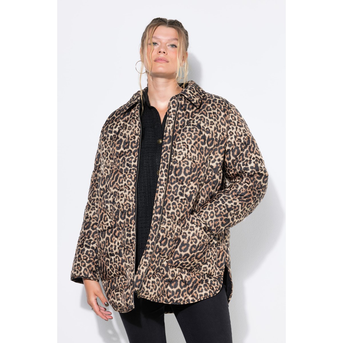 Veste matelassée, coupe Loose Shape caramel, STUDIO UNTOLD