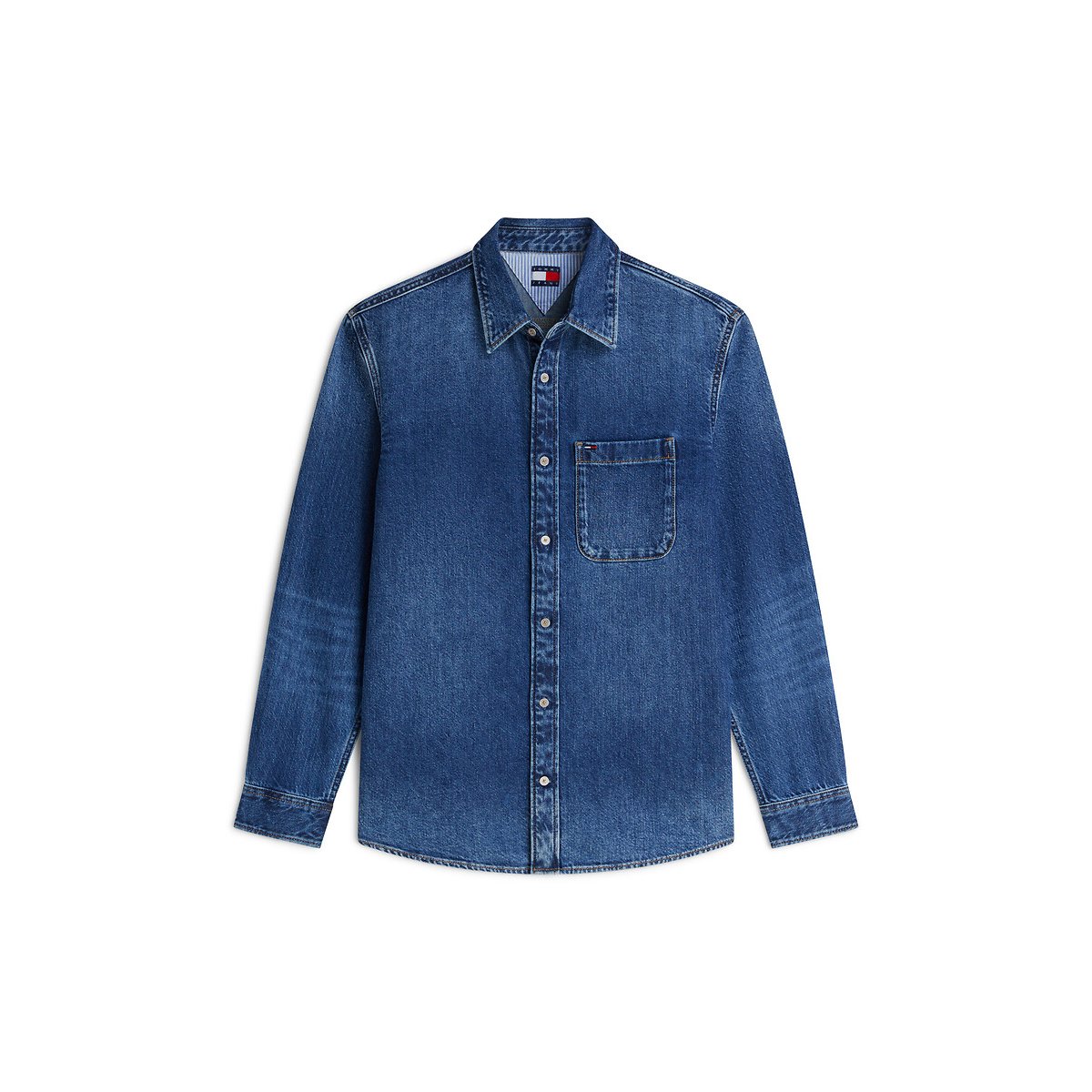 Chemise en denim denim, TOMMY JEANS