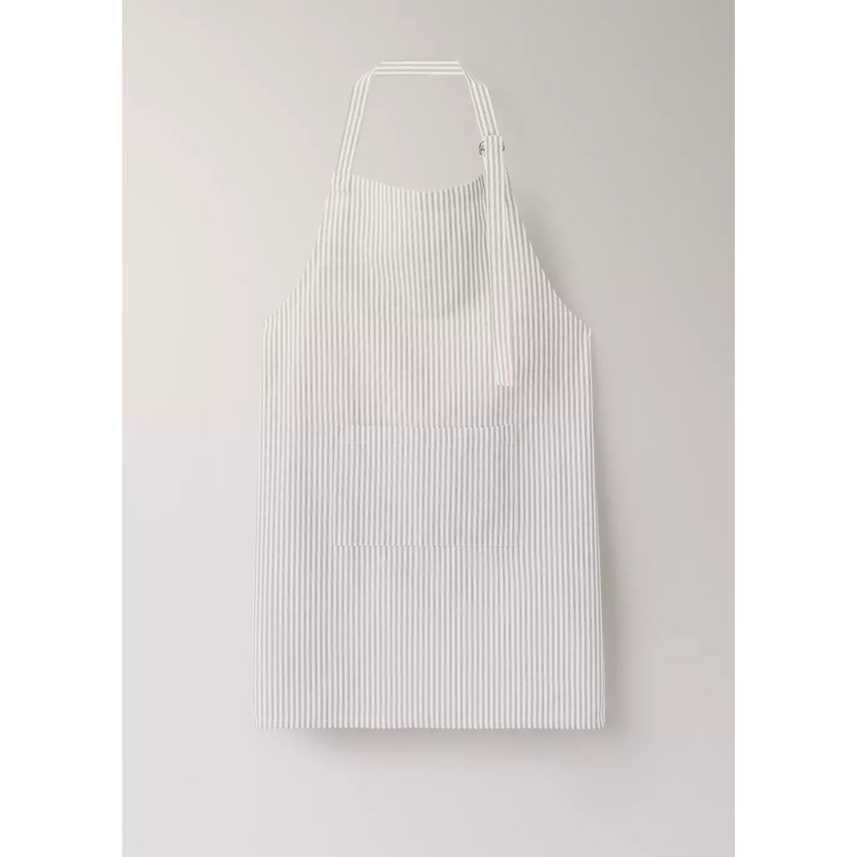 Tablier coton rayures marron clair/pastel, MANGO HOME