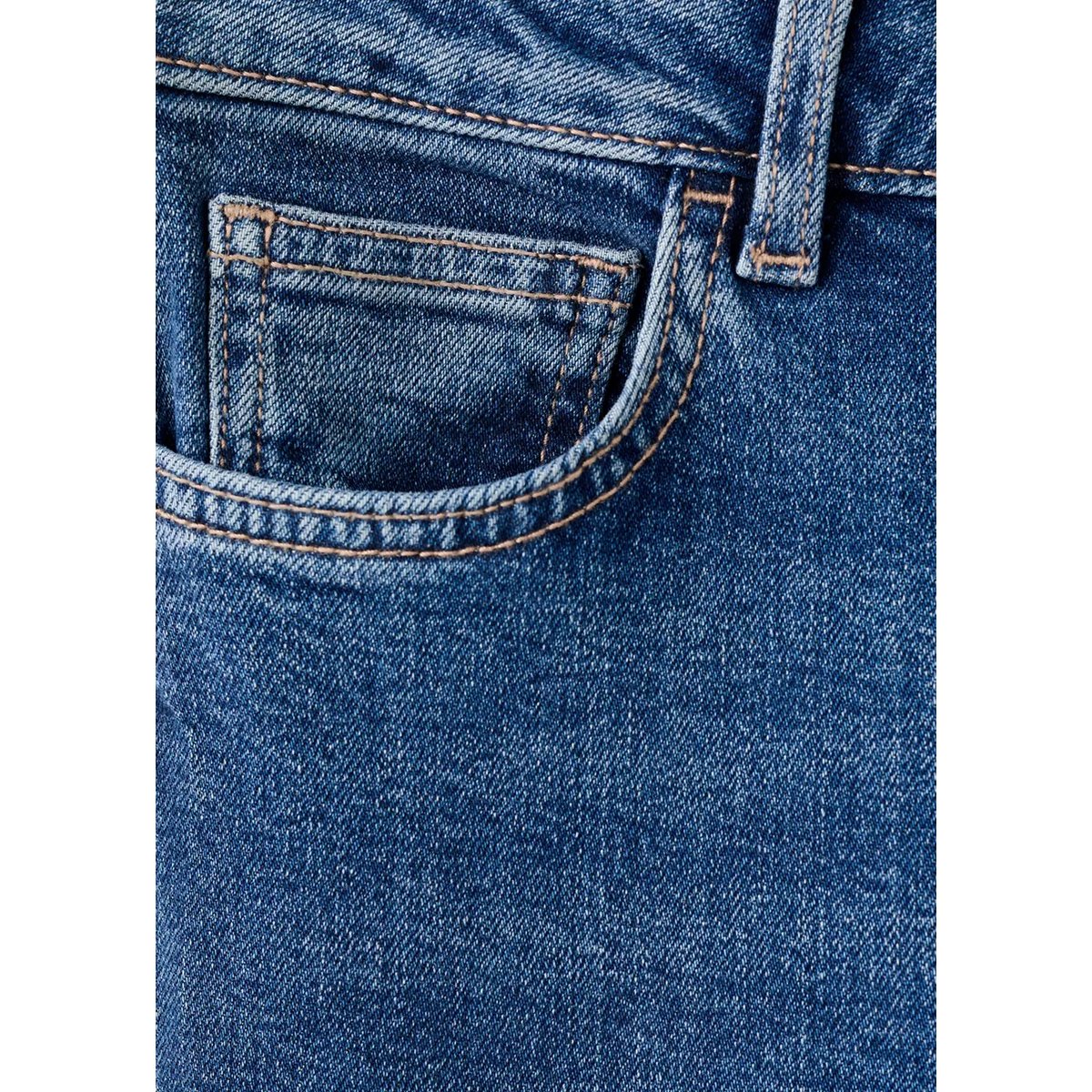 Jean low waist flare bleu foncé, MANGO TEEN