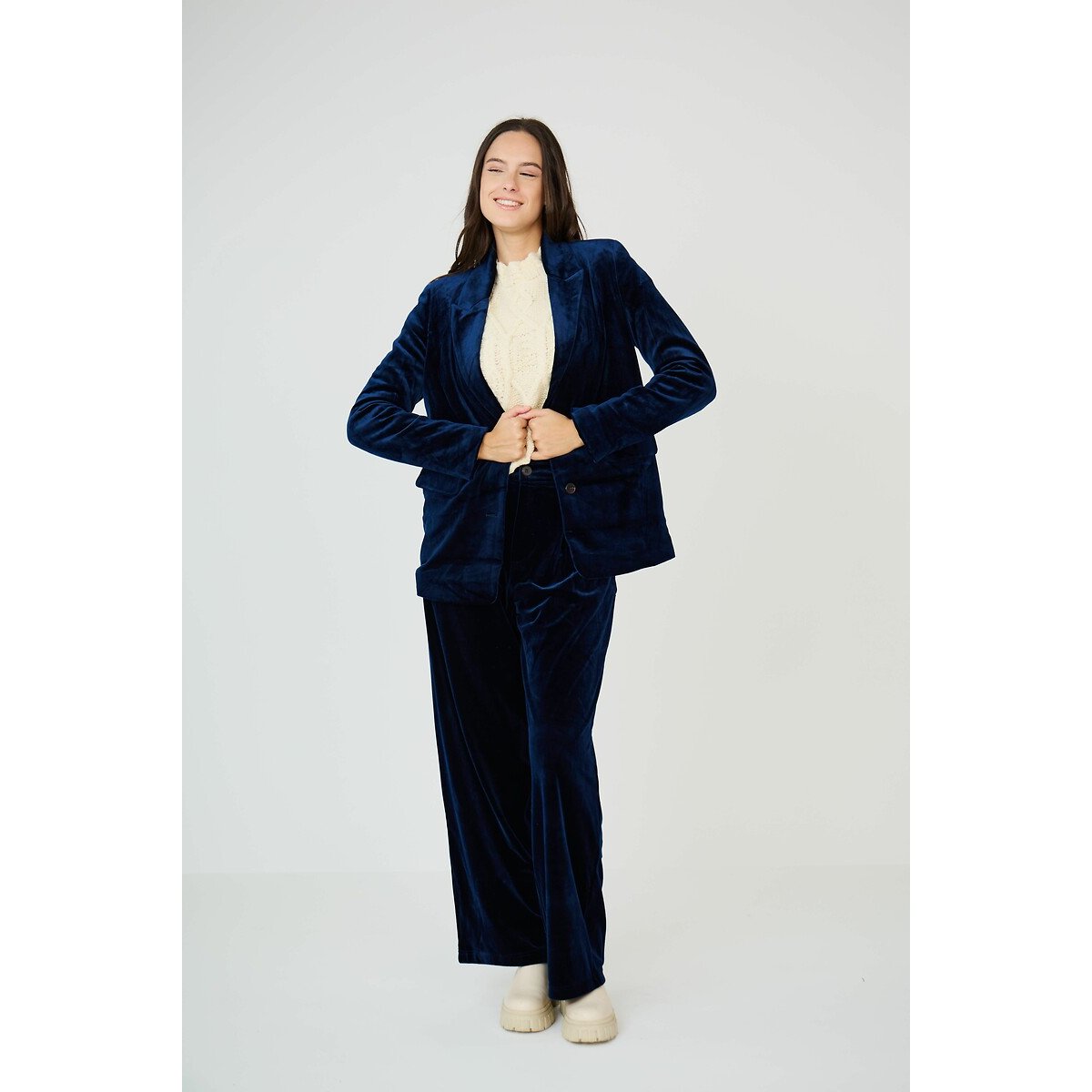 Blazer bleu marine, SEE U SOON