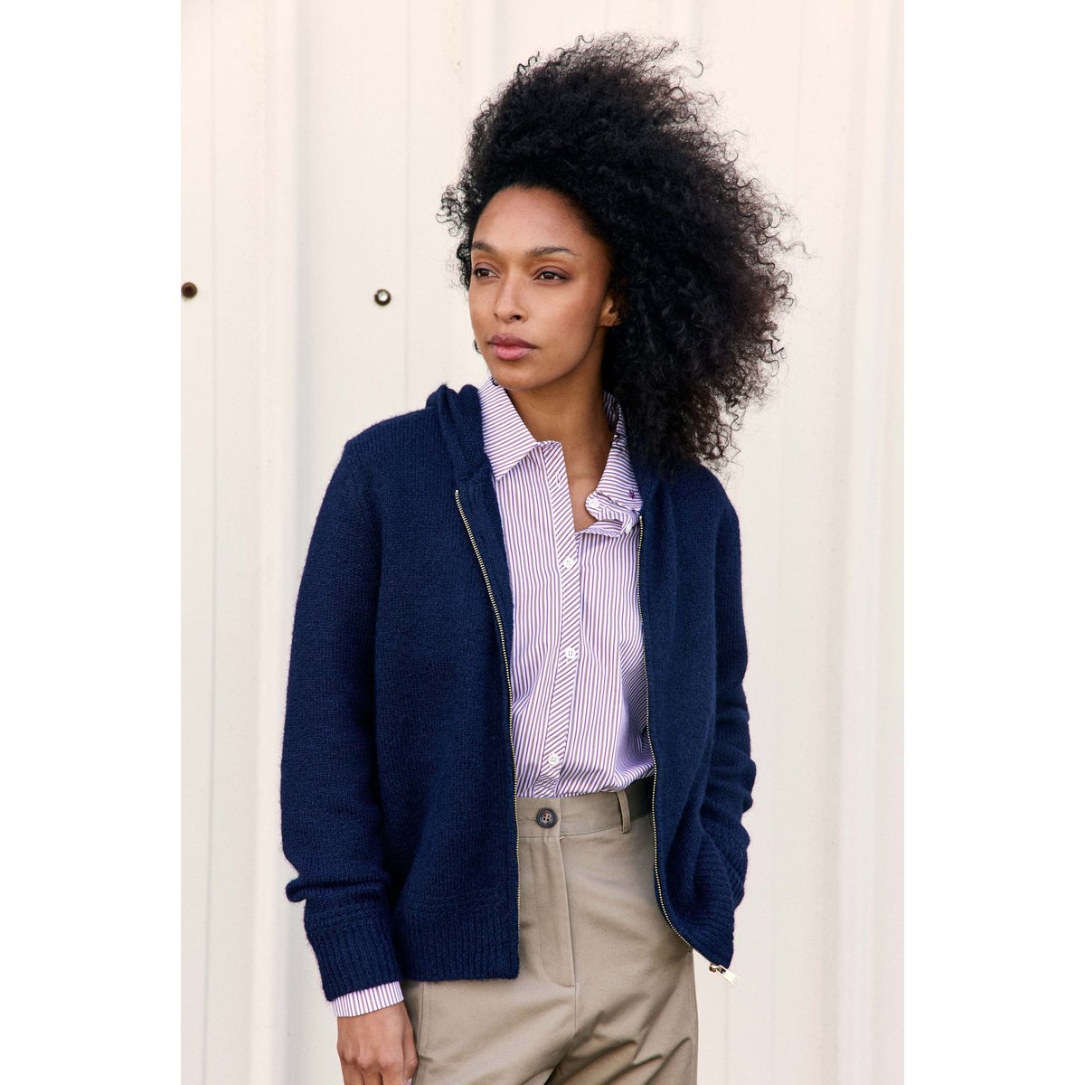 GILET uni MISA 25-marine, LA PETITE ETOILE