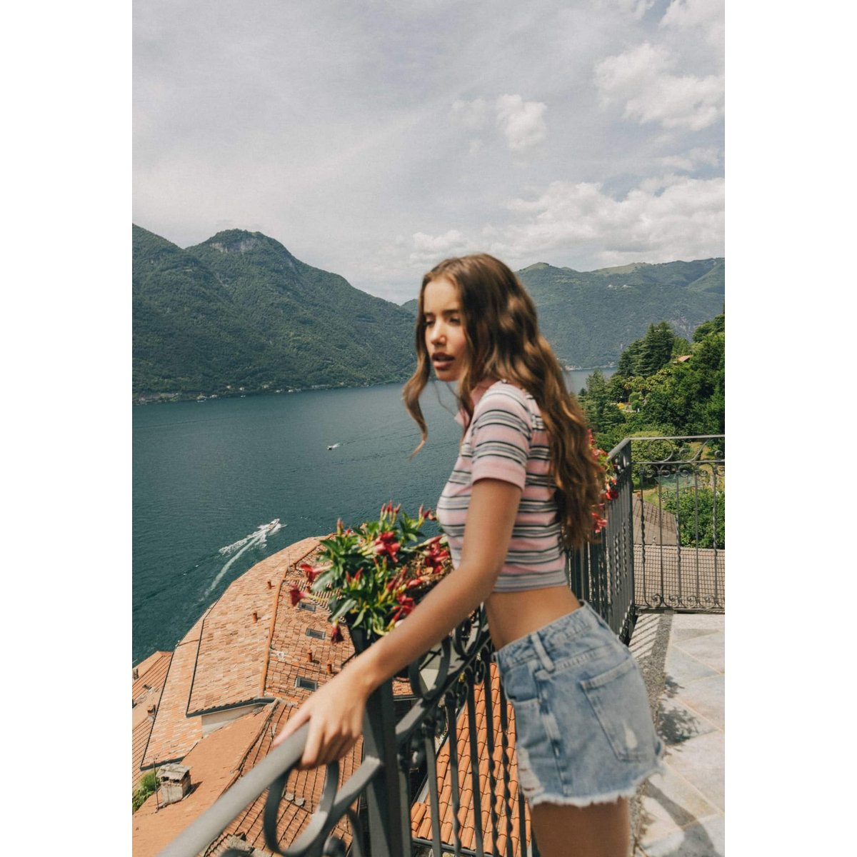 Short En Denim bleu clair, GUESS