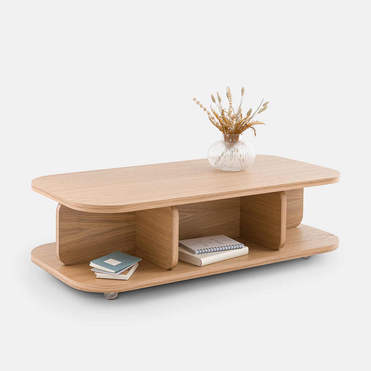 Table basse à roulettes, Riteni naturel, LA REDOUTE INTERIEURS