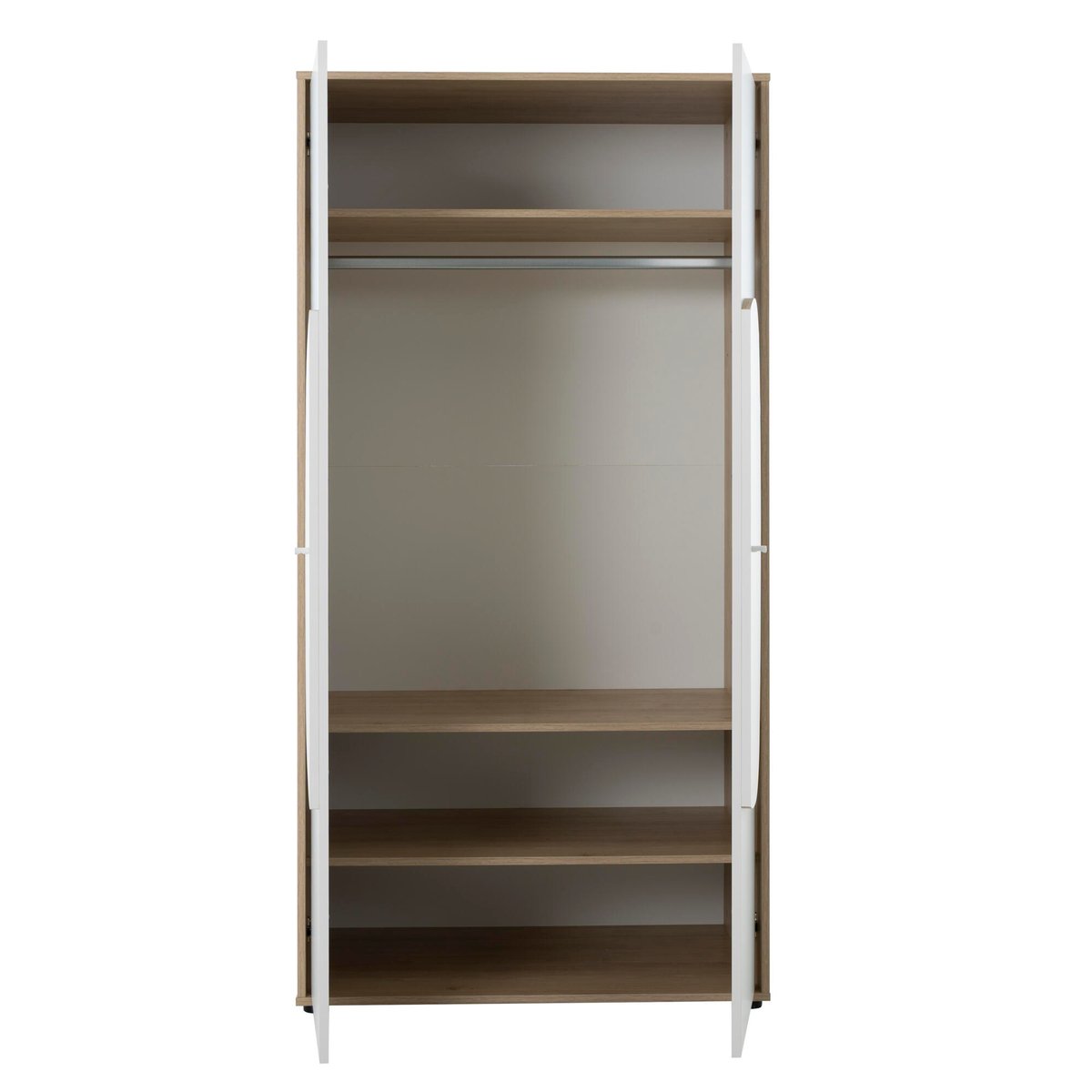 Armoire 2 portes BASILE beige, GALIPETTE