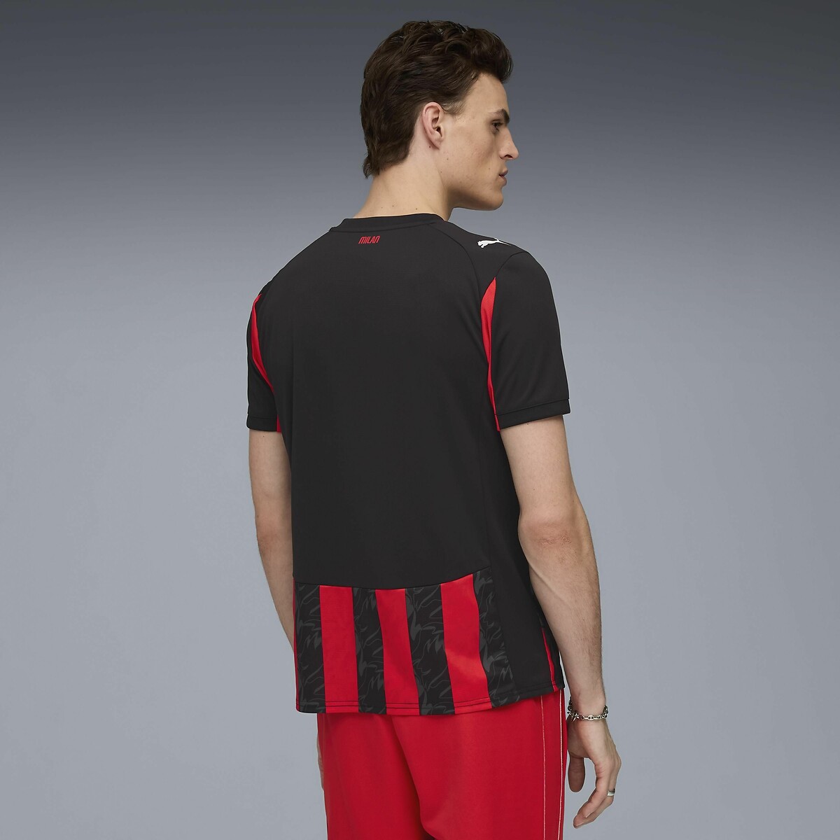 Maillot de foot AC Milan Home Jersey rouge/noir, PUMA