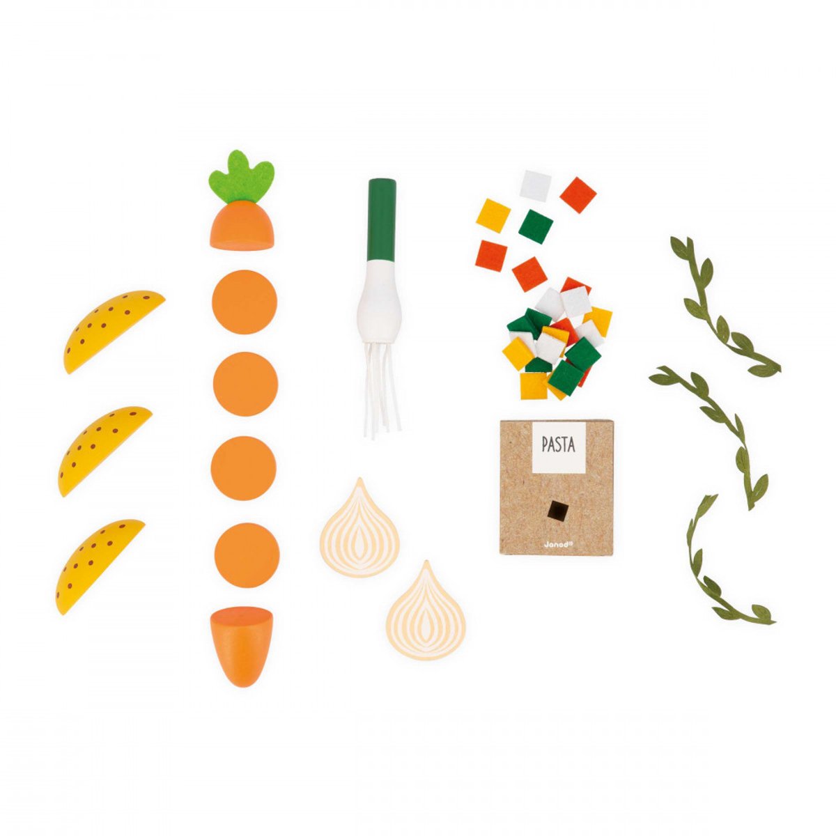 Set Ã  soupe en bois multicolore, JANOD