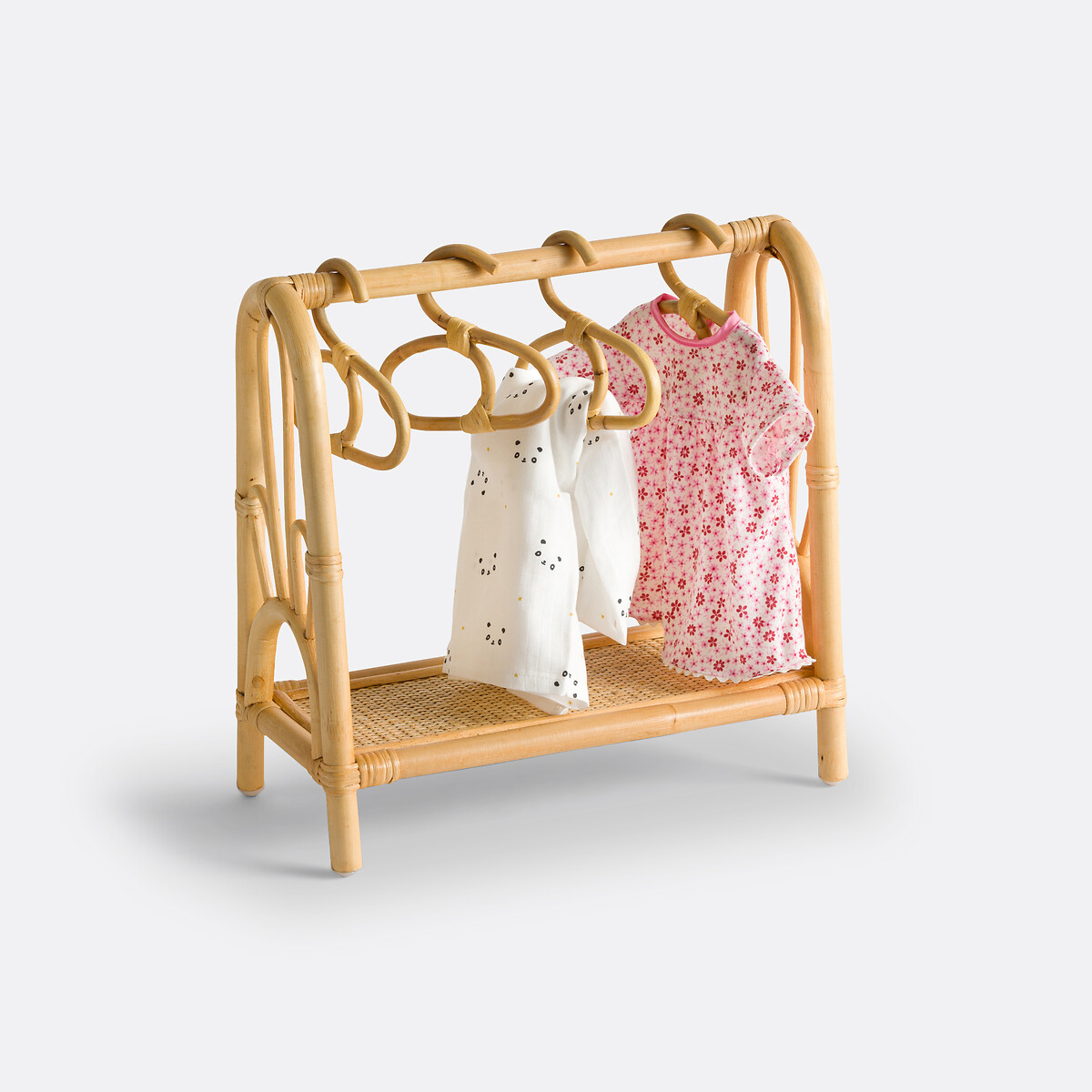 Penderie pour poupée en rotin, Babyla naturel, LA REDOUTE INTERIEURS