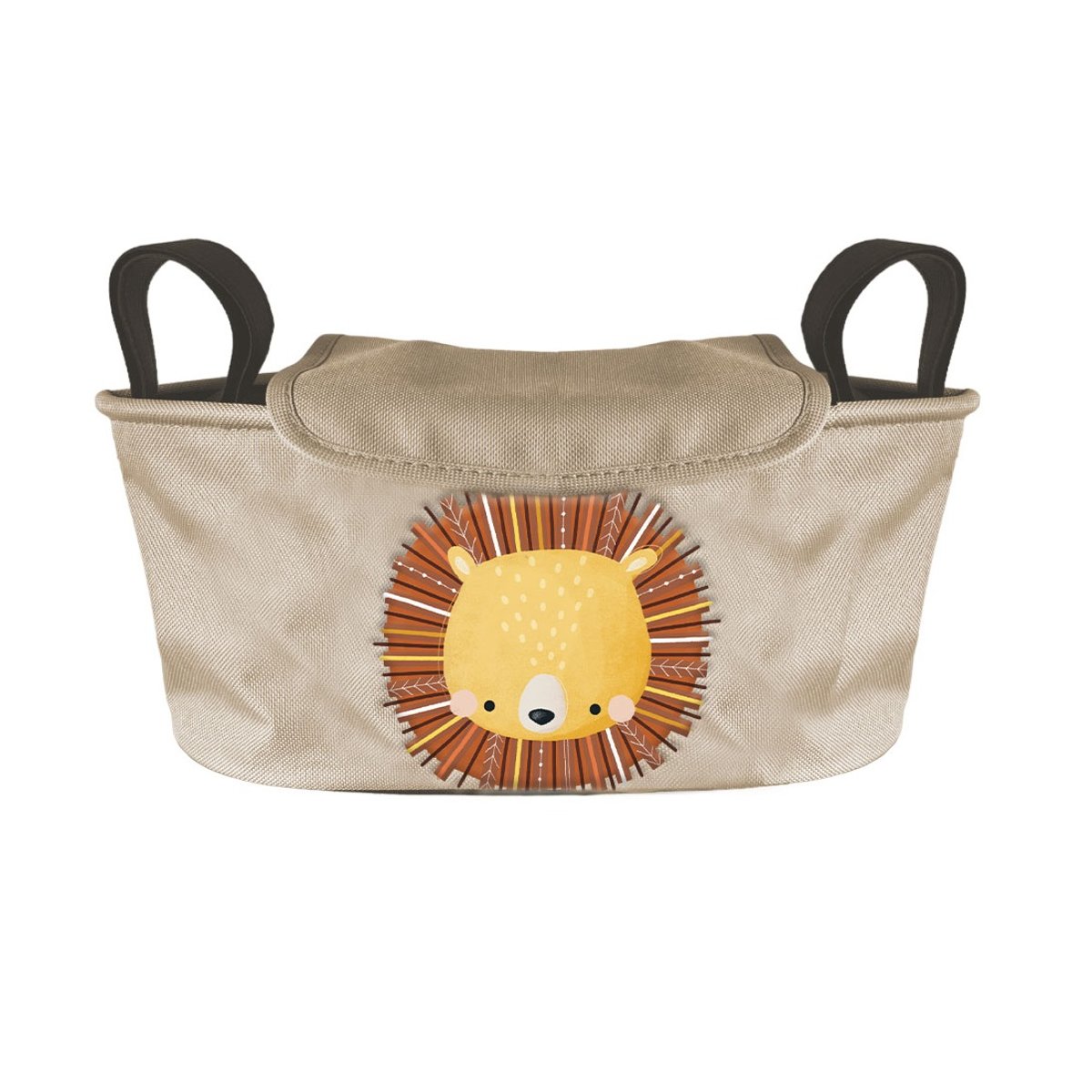 Sac organiseur de poussette Chompy le lion orange, SASSI JUNIOR