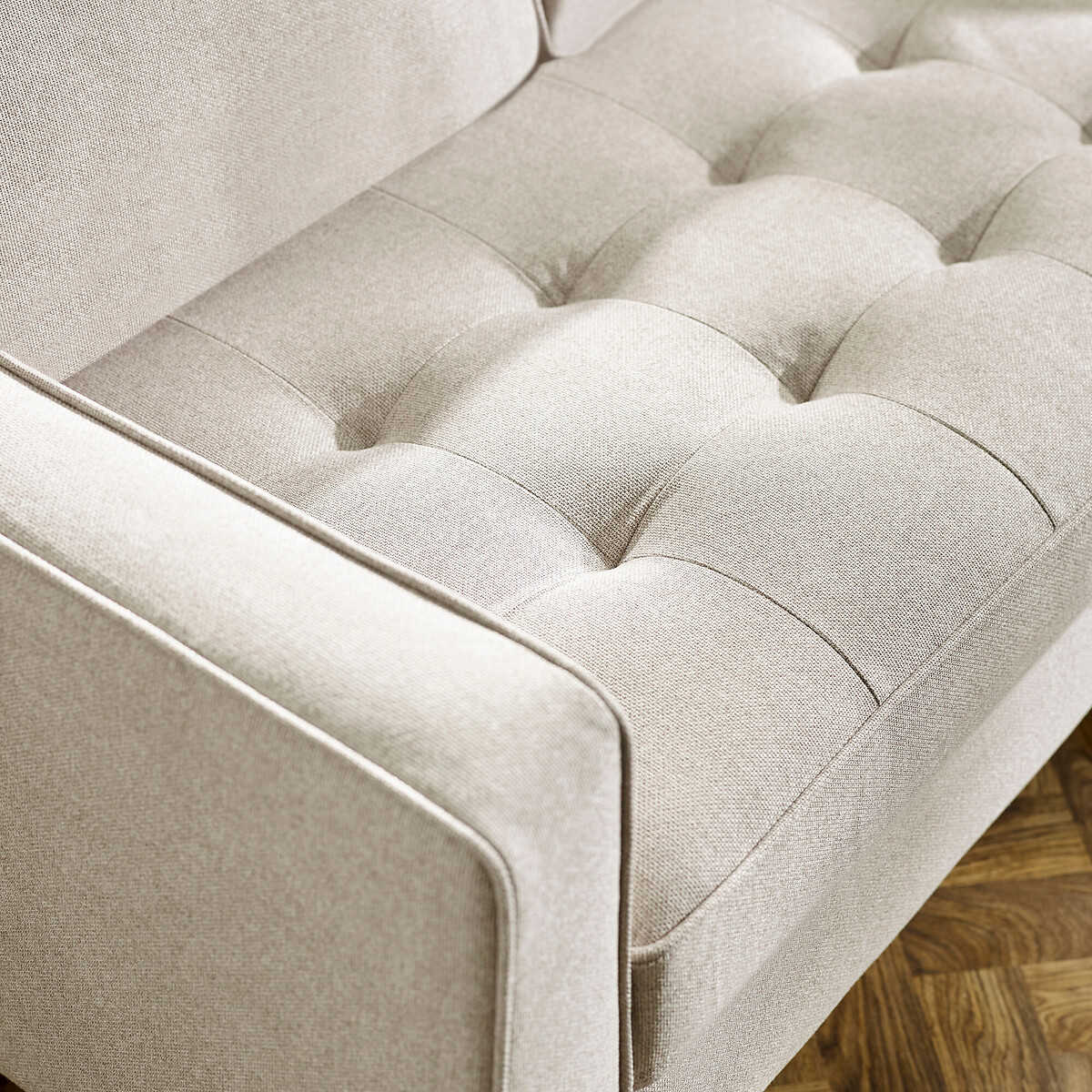 Henny Fabric Upholstered 2-Seater Sofa beige, SO'HOME