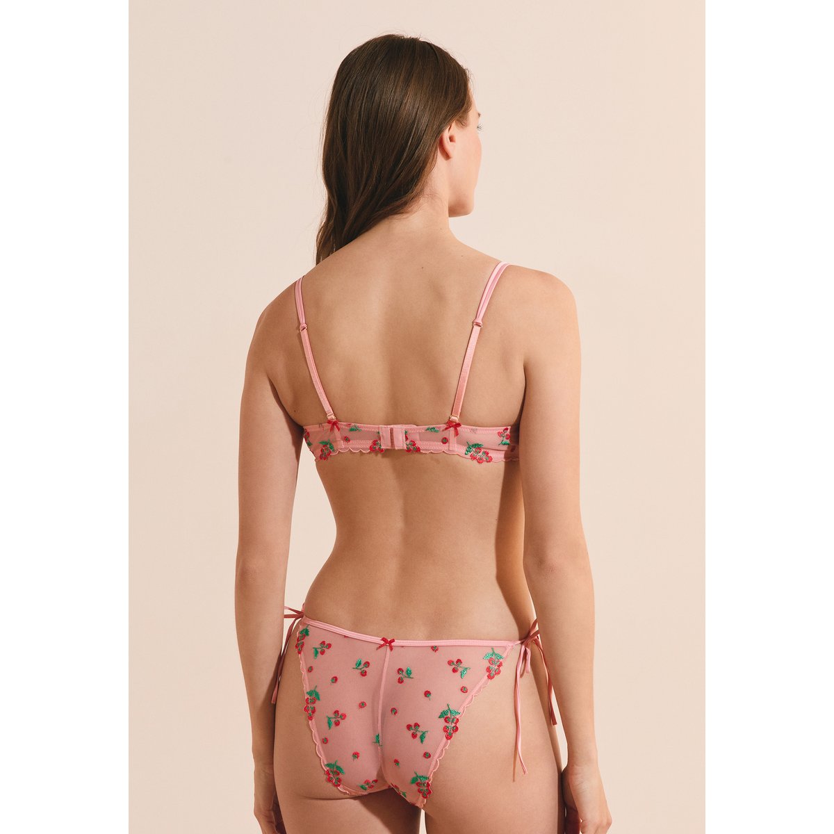 Soutien-gorge N.9 - Balconnet avec broderie tomates TOMATO LOVE multicolore, ETAM
