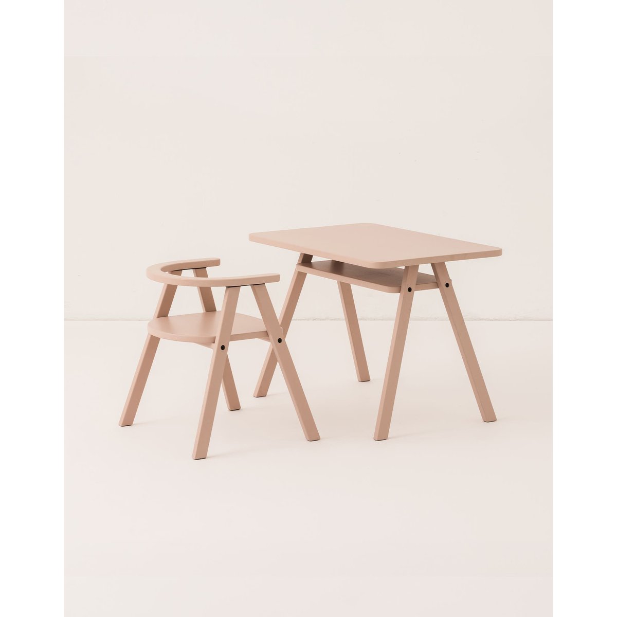 Ensemble bureau enfant avec 1 chaise GROWING GREEN blush, NOBODINOZ