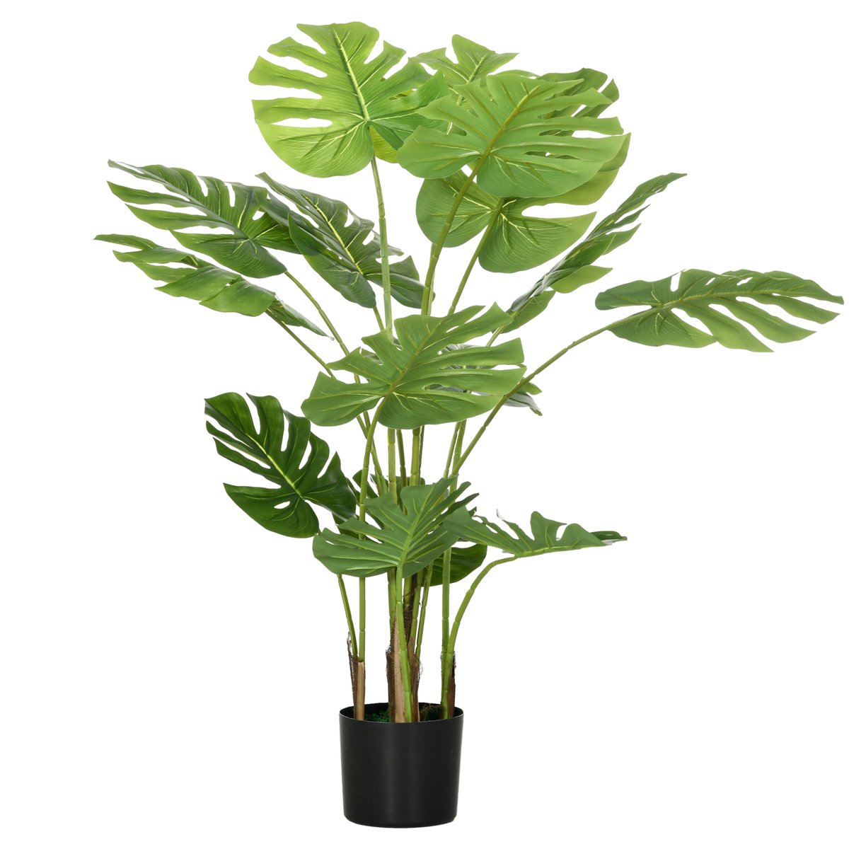 Plantes artificielles Plastique Vert vert, HOMCOM