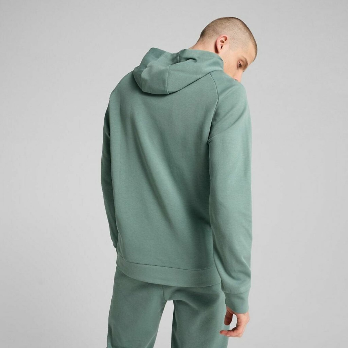 Sweat fermé à capuche Pumatech vert, PUMA
