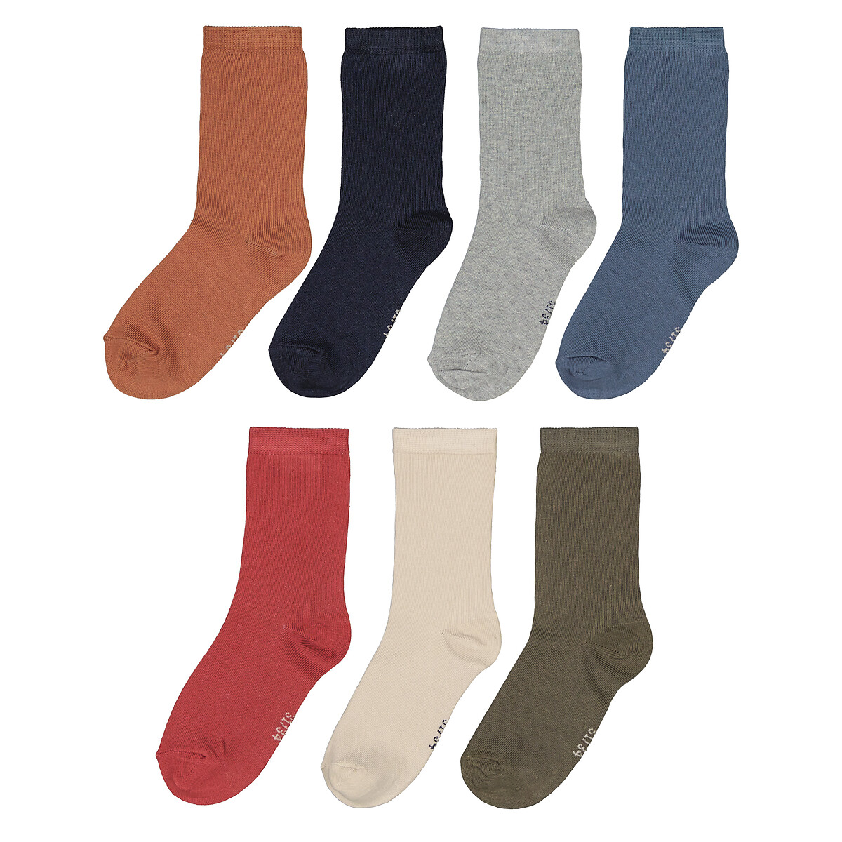 Set van 7 paar kousen multicolor, LA REDOUTE COLLECTIONS