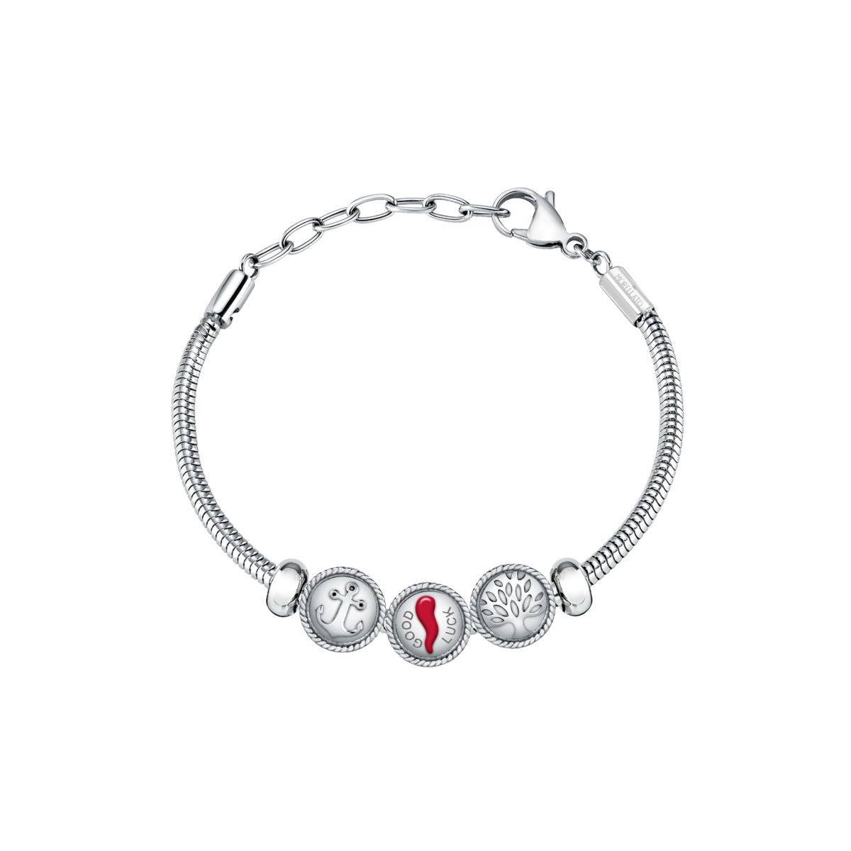 Bracelet en acier DROPS argent, MORELLATO