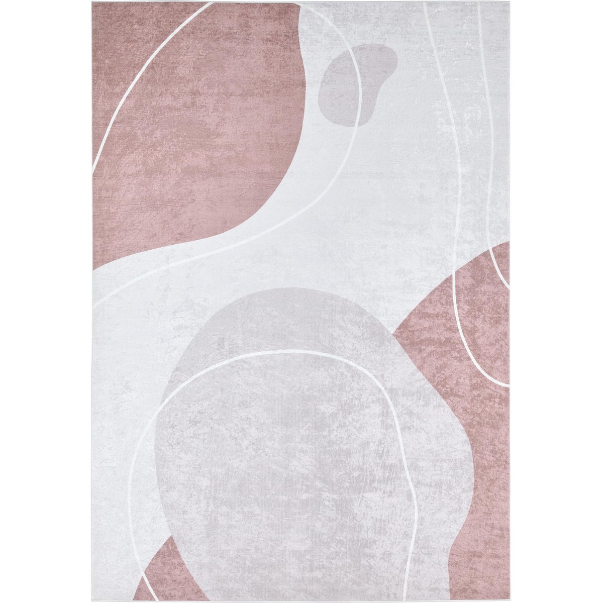 Tapis de salon motifs abstrait GREGE beige, NAZAR RUGS