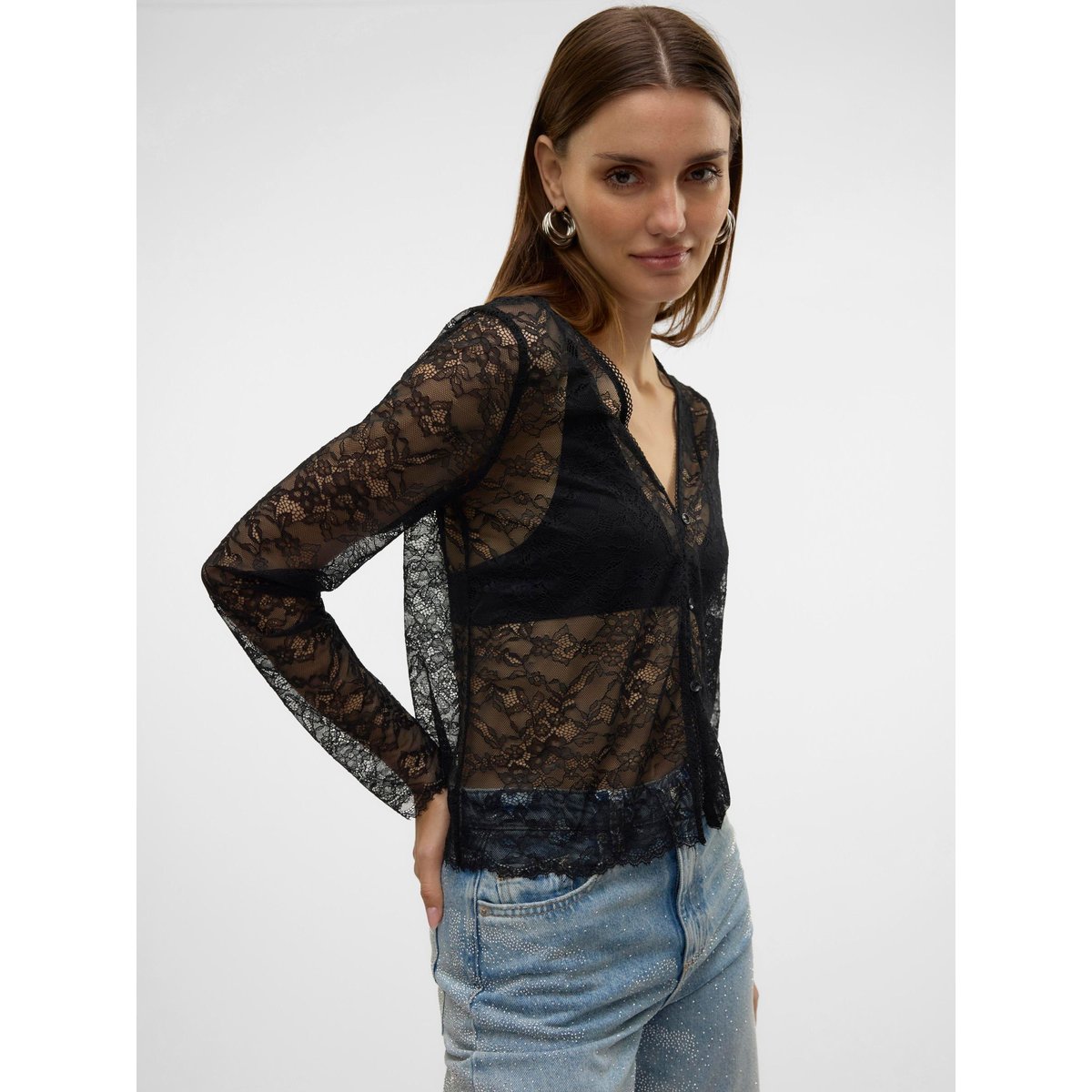Cardigan black, VERO MODA