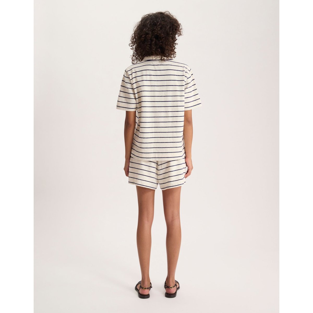 Chemise Nicia en coton noir, INES DE LA FRESSANGE PARIS