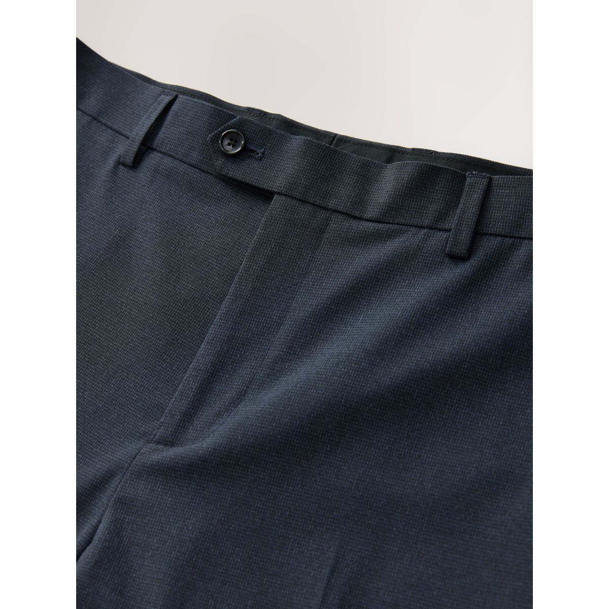 Pantalon de costume motionflex pied-de-poule bleu marine, NEXT