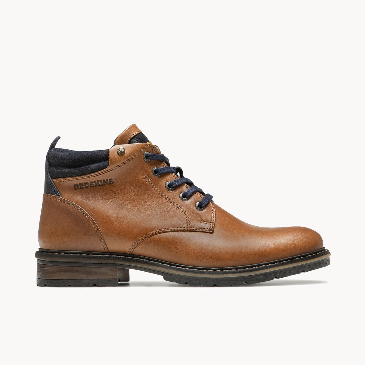 Boots EQUILIBRA Marron cognac+marine, REDSKINS