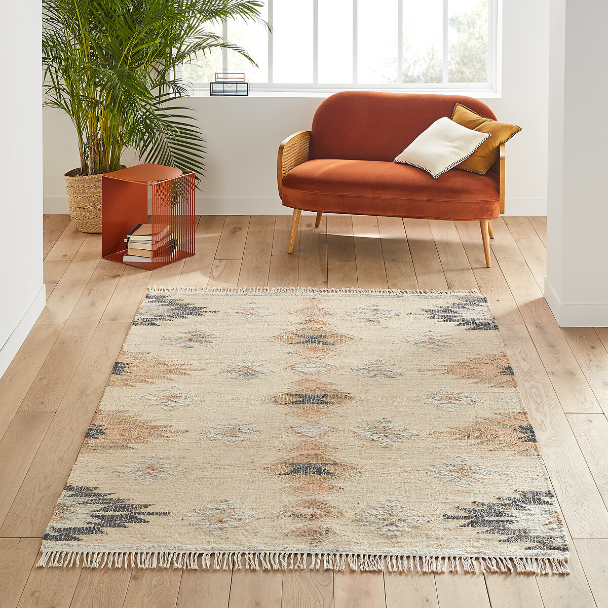 Tapis kilim effet used, Maya multicolore, LA REDOUTE INTERIEURS