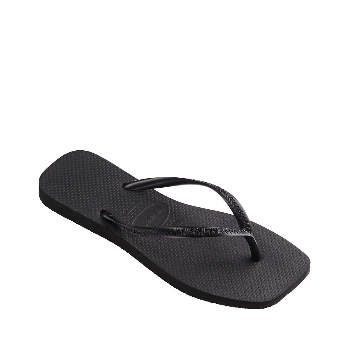 Slim Square Flip Flops black, HAVAIANAS
