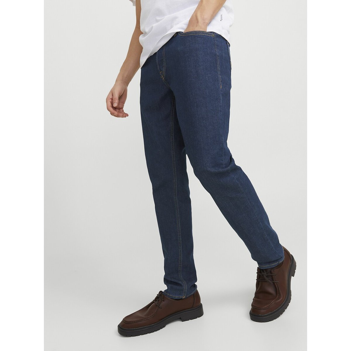 Slim stretch jeans Glenn denim blauw, JACK & JONES