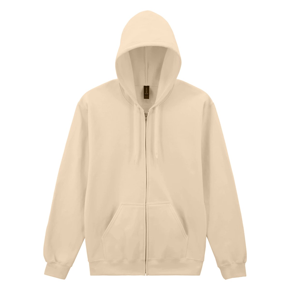 Veste à capuche sable, GILDAN