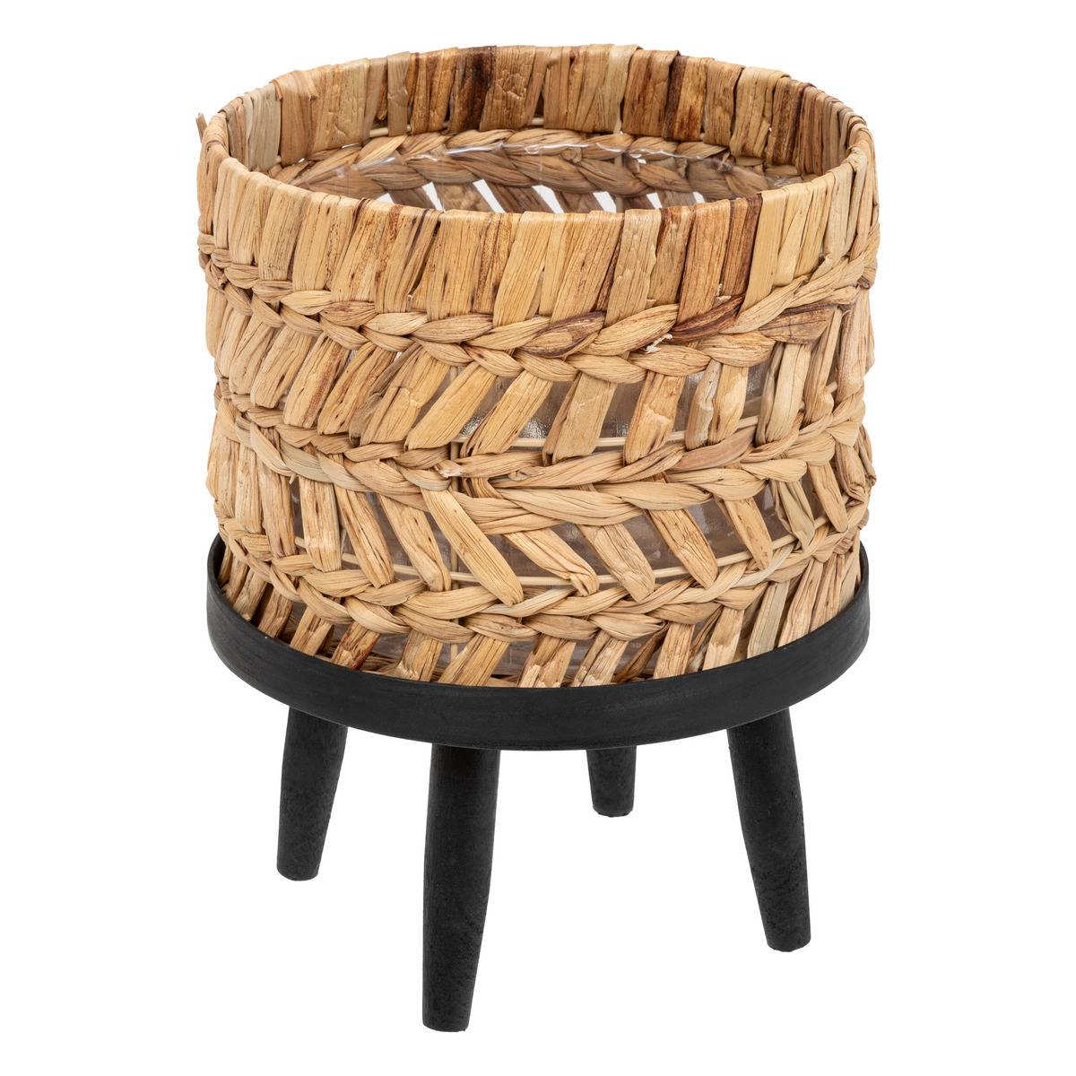 Cache pot sur pied EXOTIC PANAMA beige, ATMOSPHERA
