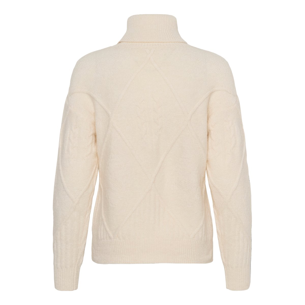 Pullover tricoté blanc whisper white, CREAM